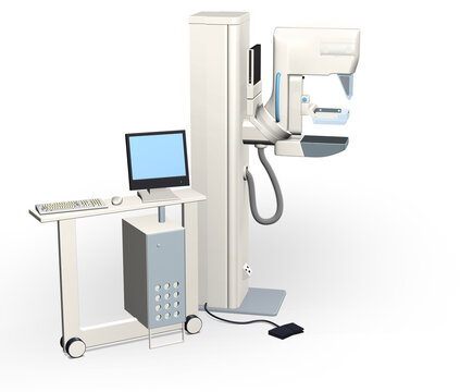 Medical equipment for breast examination, mammography