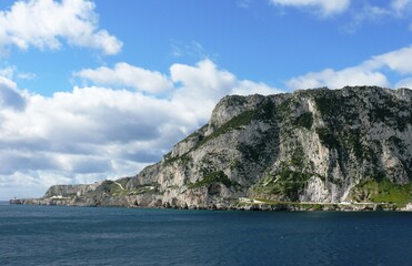 view of the sea and mountains