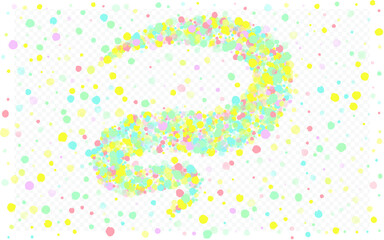 Obraz premium Orange Splash Fun Transparent Background. Celebration Dot Postcard. Carnival Circle Banner. Green Round Christmas Illustration.