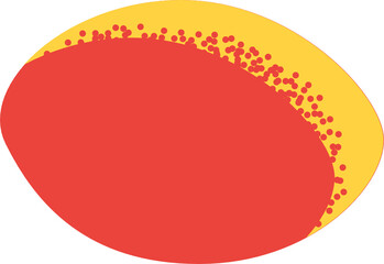 Obraz na płótnie Canvas Mango fruit illustrative vector graphic clipart icon isolated