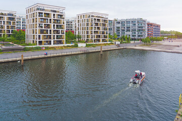 Nice residential area in the harbor - Offenbach am Main