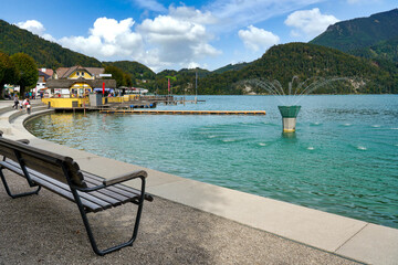 Promenade Sankt Gilgen am Wolfgangsee, Austria