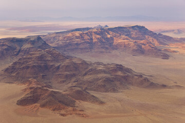 Naklejka premium Vista aérea de Sossus Vlei Sesriem Desierto Namib Namibia Africa