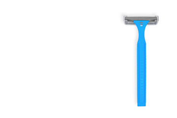 Colorful plastic disposable razor. Design for wrapping paper, poster banner and many more.