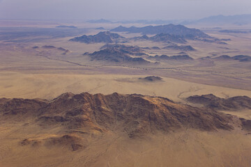 Plakat Vista aérea de Sossus Vlei Sesriem Desierto Namib Namibia Africa