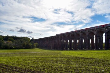 UK railway bridge in the Sussex countryside