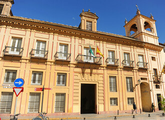Fototapeta na wymiar Palacio de Altamira, sede de la Consejería de Cultura, Junta de Andalucía, Sevilla, España