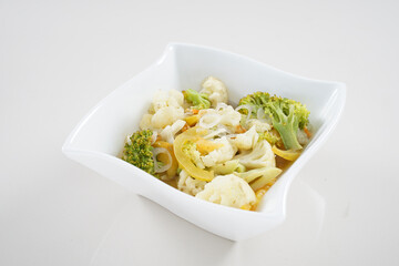 vegetable broccoli on close up shot 