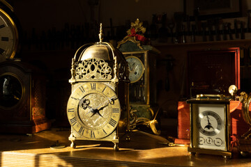 Uhren eines Uhrmachers