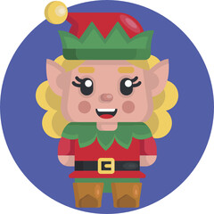 Christmas Avatar Icon. Avatar Icon. 