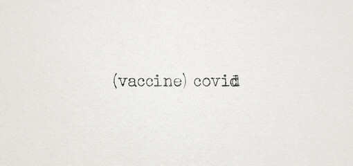 Vaccine words protect himself from Covid