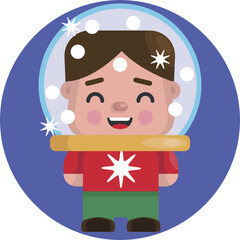 Christmas Avatar Icon. Avatar Icon. 