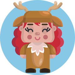 Christmas Avatar Icon. Avatar Icon. 