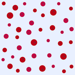 seamless pattern with red berries