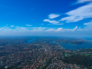 Panoramic Aerial View Sydney Harbour