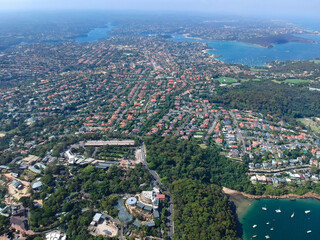 Panoramic Aerial View Sydney Harbour