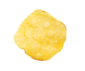 Chips isolated on white background.