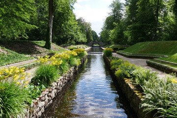 Fototapeta premium Ludwigsluster Kanal im Schlosspark Ludwigslustd