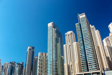 Obraz na płótnie Canvas Dubai Skyline at Marina