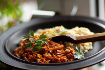 stew with vegetables