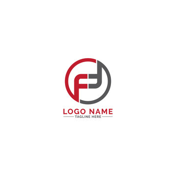 FF letter logo design with home icon