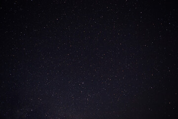 Night sky with lot of shiny bright stars