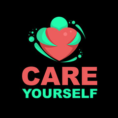 Care Yourself Logo Design Vector