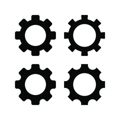 Settings icon, can be used on the web, social media, and many other media features. vector illustration