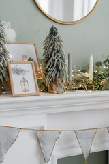 christmas fireplace decoration
