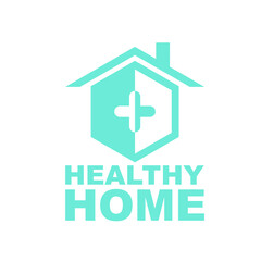 Healthy Home Logo Design Vector