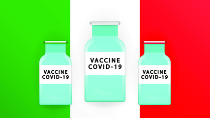Vaccine in the Italy .Victory over the coronavirus with Italy . successful use of the vaccine in the Italy 