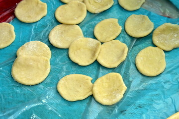round blanks for dough dumplings