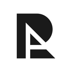 Letter RA initial logo template