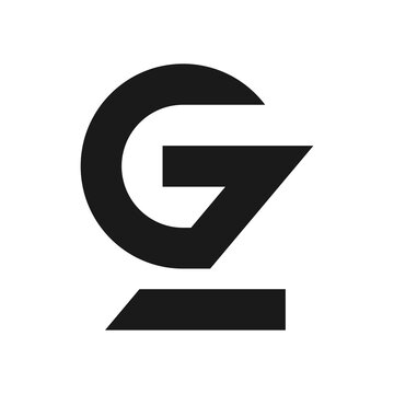 Letter GZ initial logo template