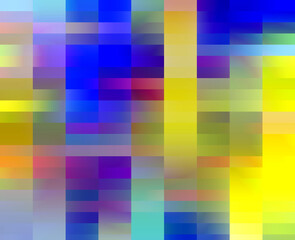 Colorful lights, sparkling abstract background with squares