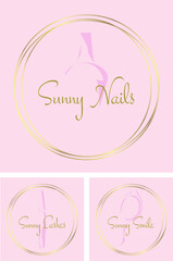 Logo for a beauty shop or salon