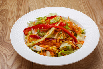 freshcolourful vegetable salad