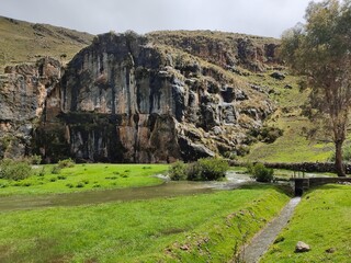 paisaje, montagna, naturaleza, roca, cielo, verde, azul, verano, césped, bosque, viajando,...