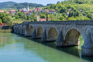 Fototapeta premium bridge over the river