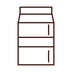breakfast milk box beverage fresh line style