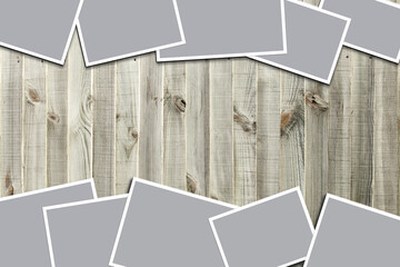 Templates collage of frames photos