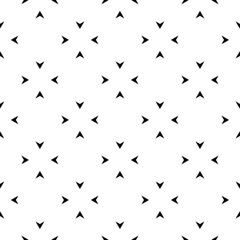 Black and white texture. Abstract seamless geometric pattern.
