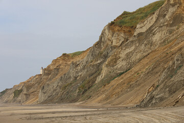 mountain on beach 