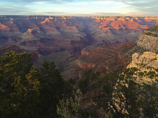 Grand Canyon from the south rim in Arizona