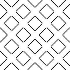 Black and white texture. Abstract seamless geometric pattern.
