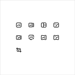 Image Icon Set (Line)
