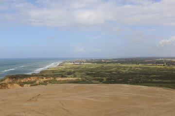 view of the coast of 
north jutland 
