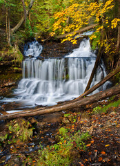 576-95 Wagner Falls in Autumn
