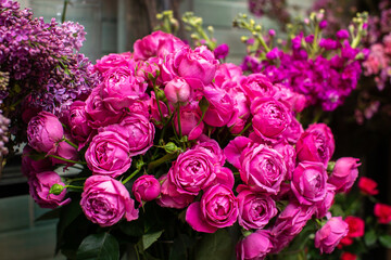Beautiful fresh roses for special occasion