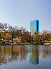 564-86 Hancock Tower Reflected in the Charles River from the Esplanade